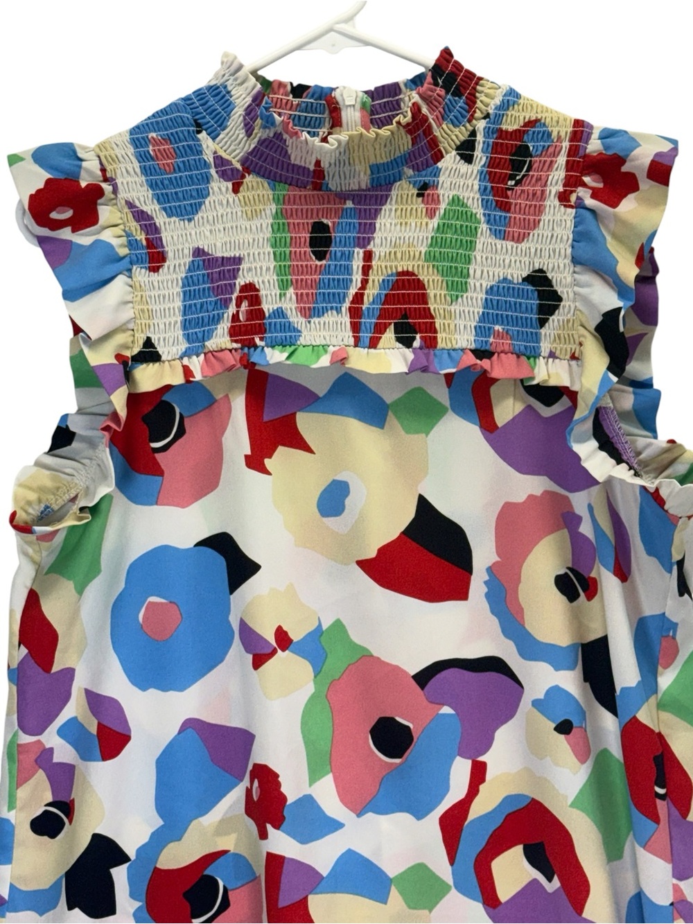 THML Multicolor Abstract Ruffle Sleeve Top
Size M - Picture 3 of 12